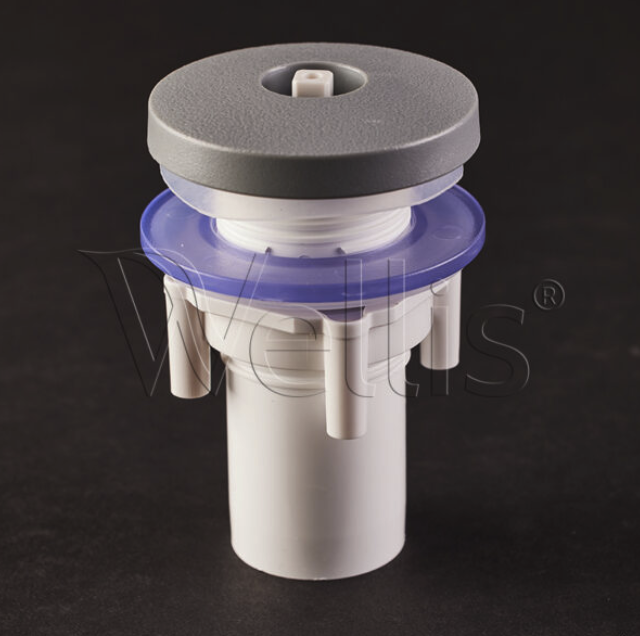 Wellis Luftregler 33 transparent hellgrau Life