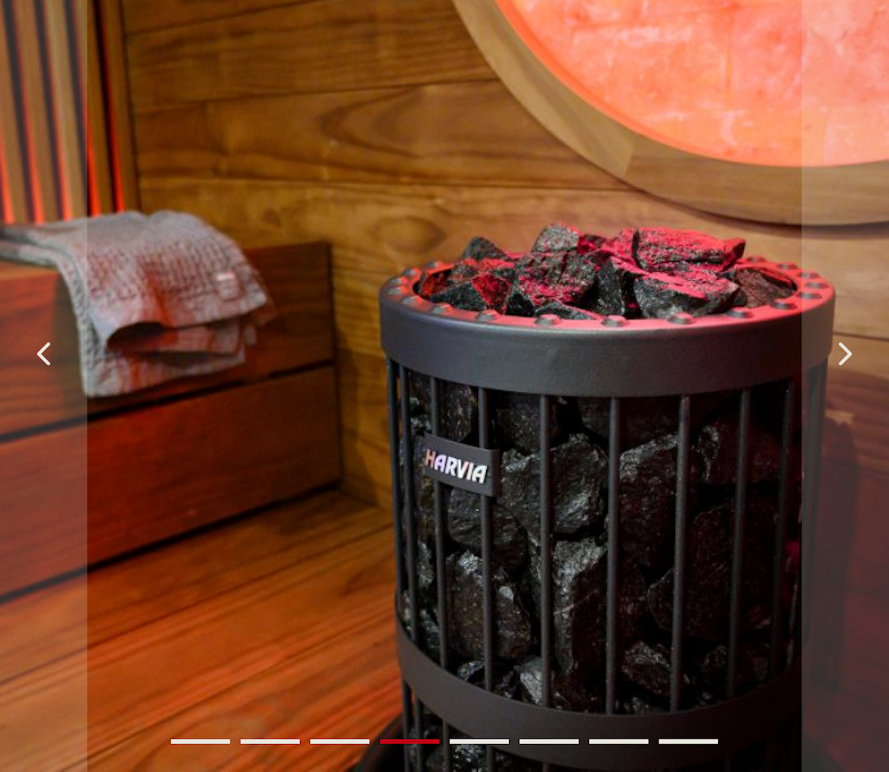 HARVIA Saunaofensteine Vulcanite 10-15cm 20 kg