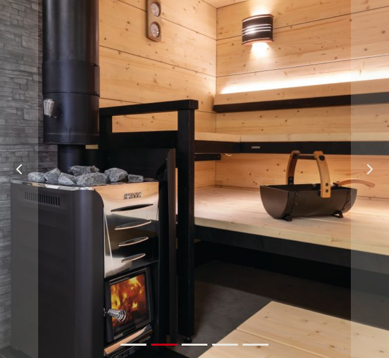 HARVIA Saunalampe Legend schwarz