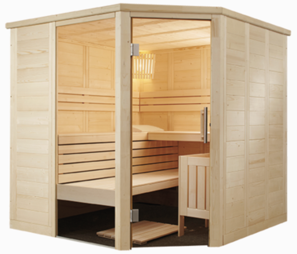 Saunakabine Harvia Alaska Corner mit oder ohne IR