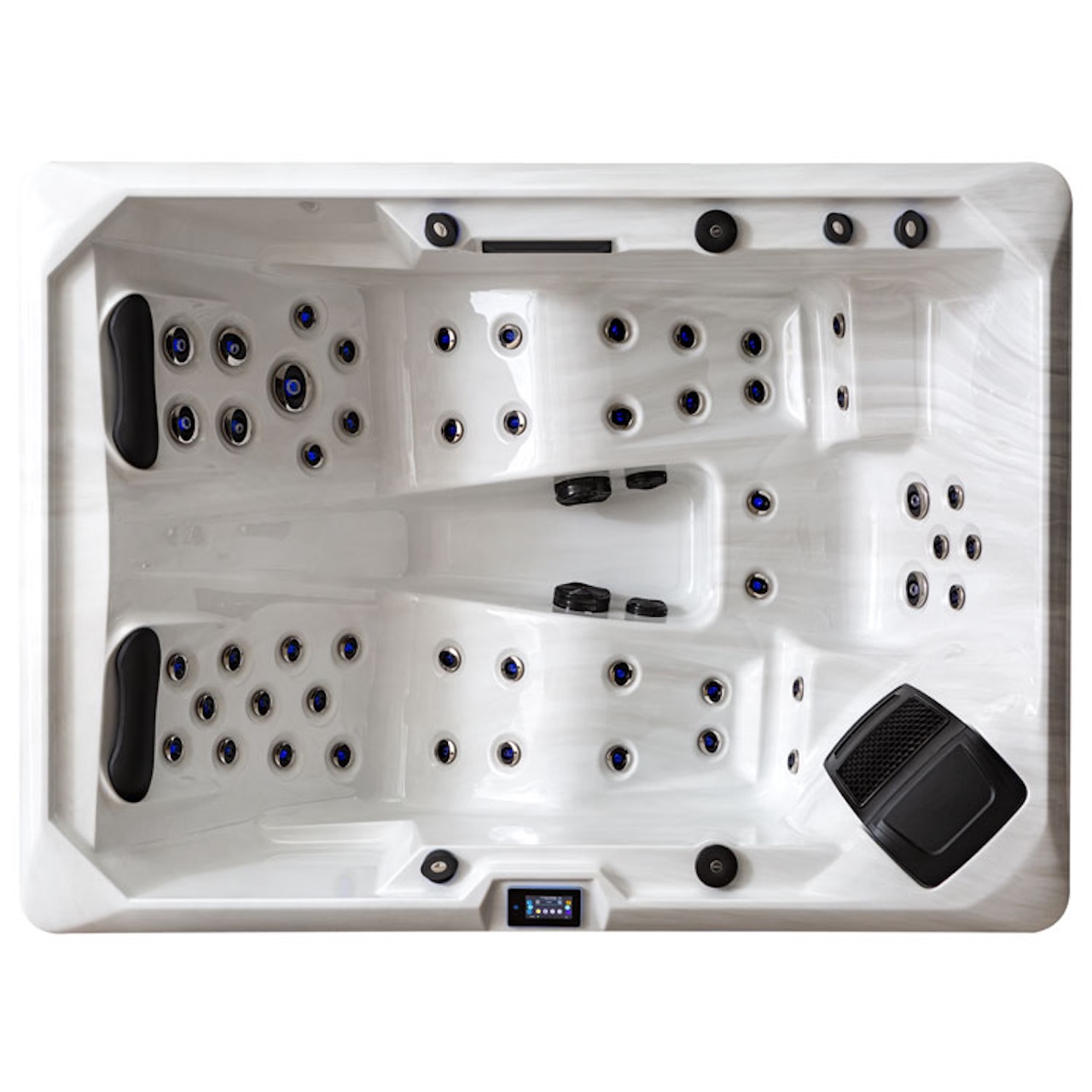 AWT Aussenwhirlpool IN-704 Premium 220x160 grau