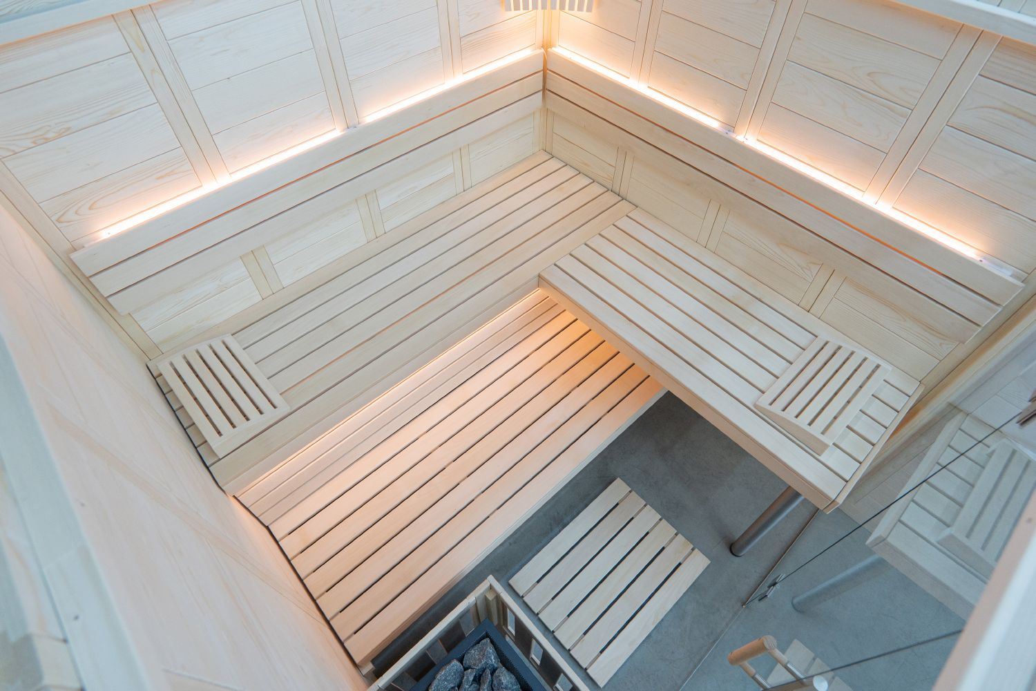 Saunakabine Harvia Alaska View 208x206x204cm BxTxH 