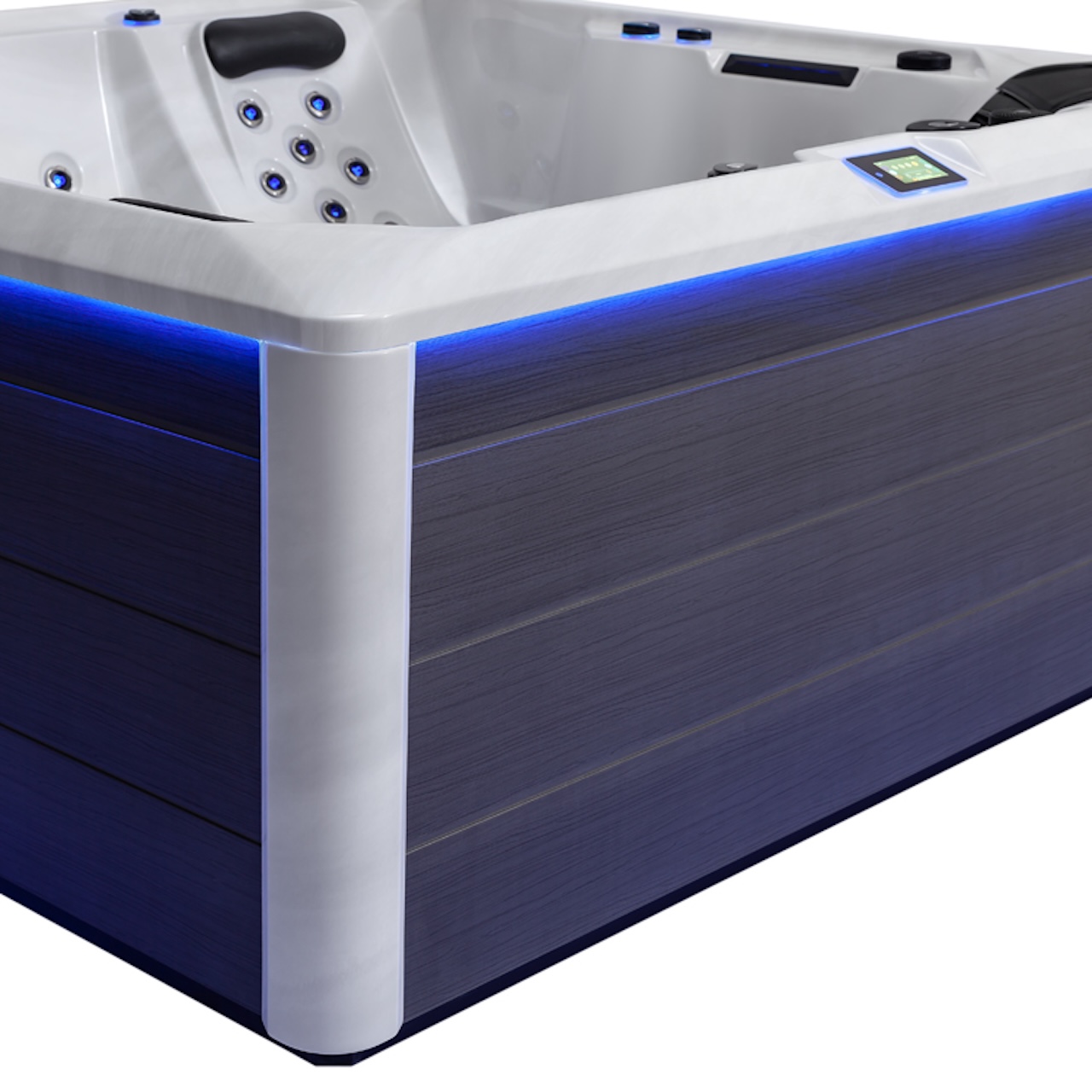 AWT Aussenwhirlpool IN-701 Premium Cloudy Black 212x212 grau