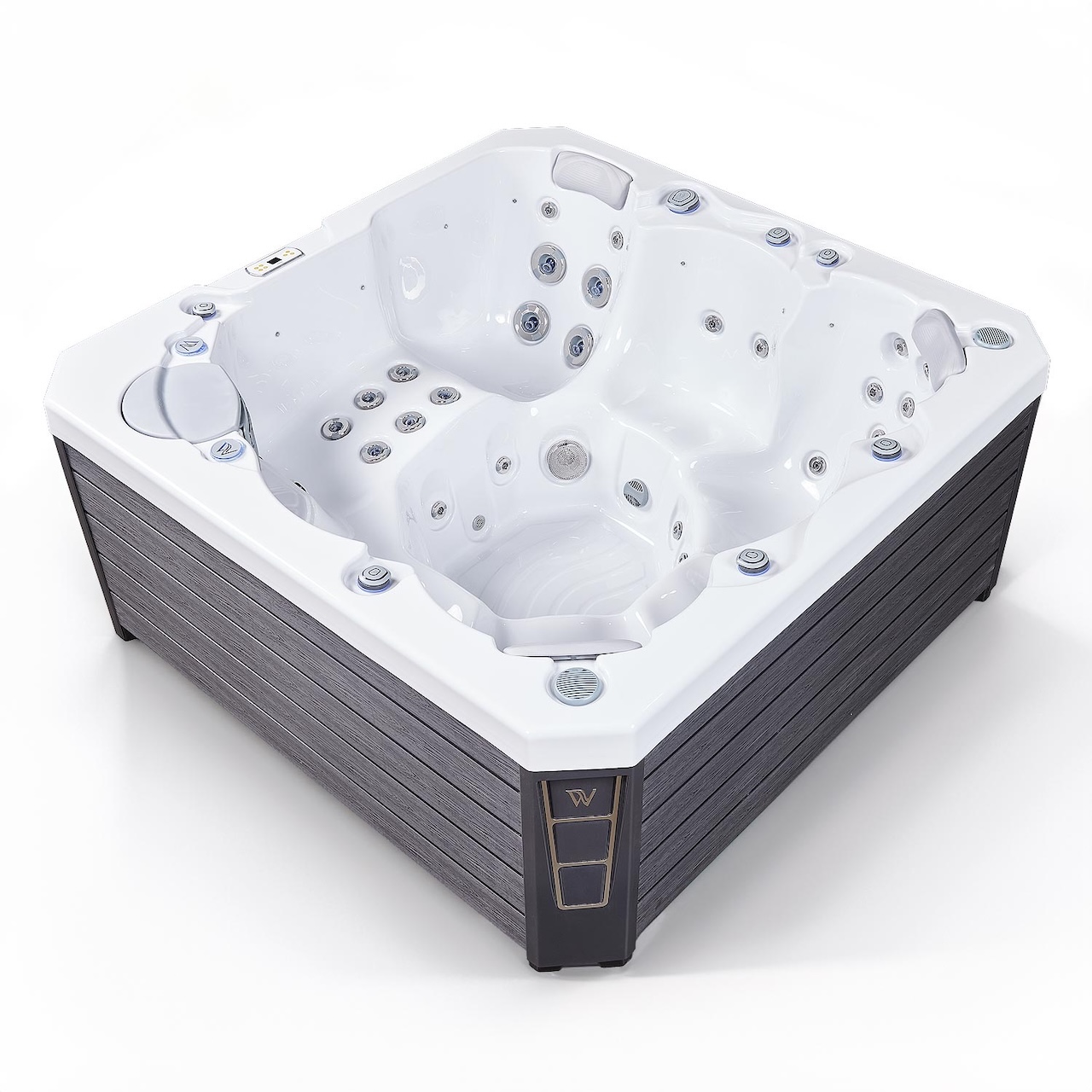 Wellis Prague Life 6 Personen Premium-Whirlpool 200 × 200 × 90 cm