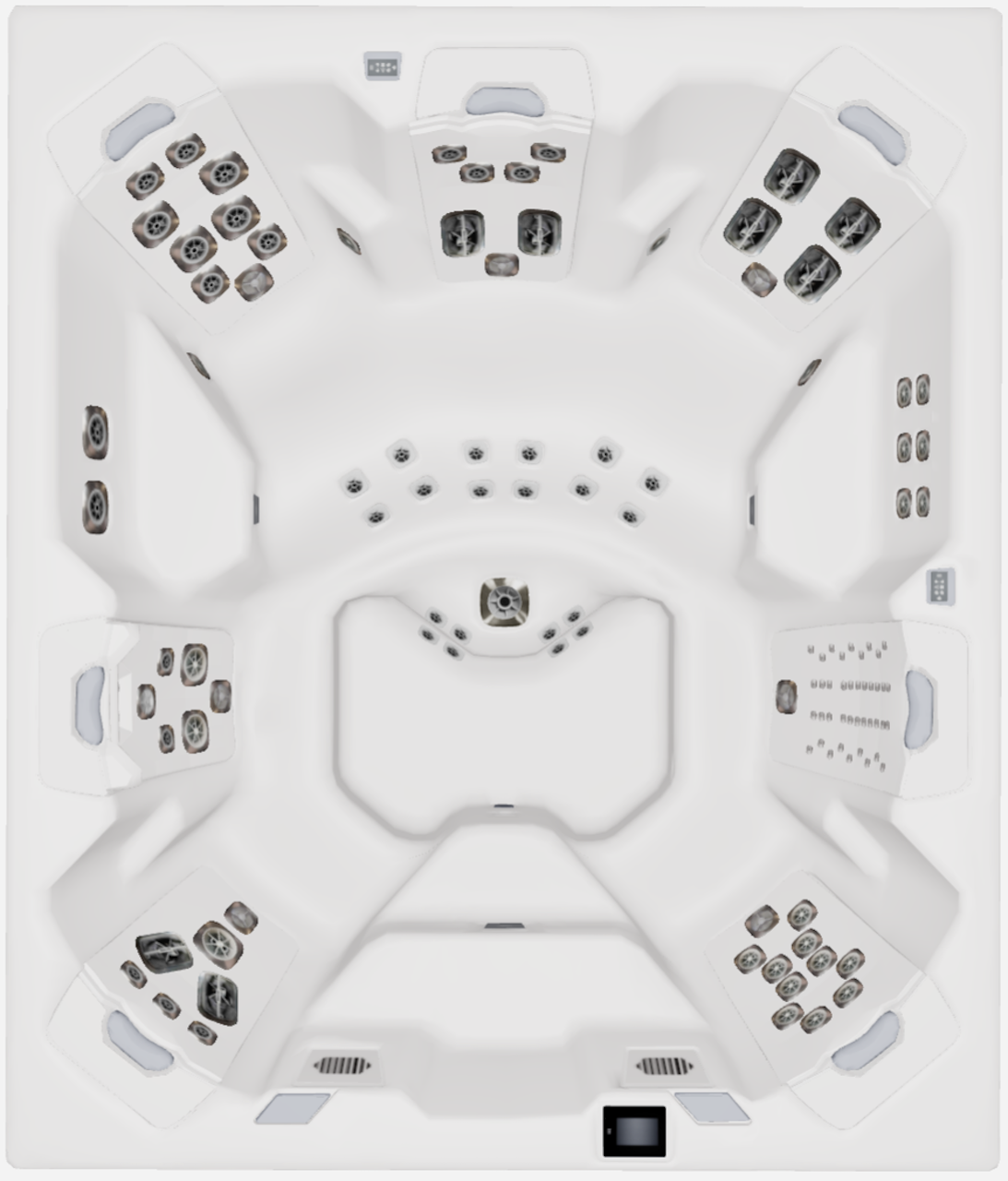 Bullfrogspas M9 Outdoor Whirlpool 279x239x96cm