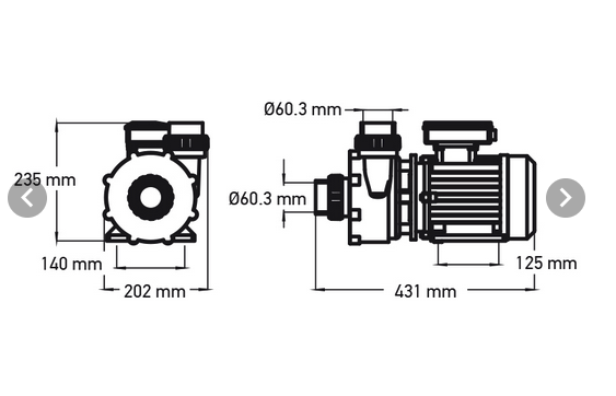 Wellis Abwasserpumpe 50Hz 1050W (WP150-II)