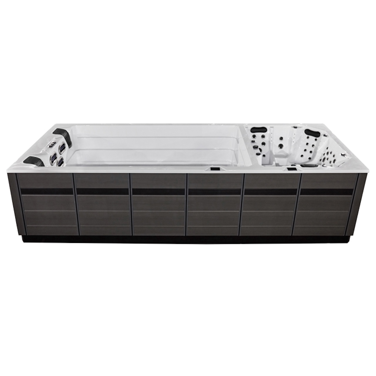 AWT SwimSpa Innovation 590 Dual weiß 590x235 grau