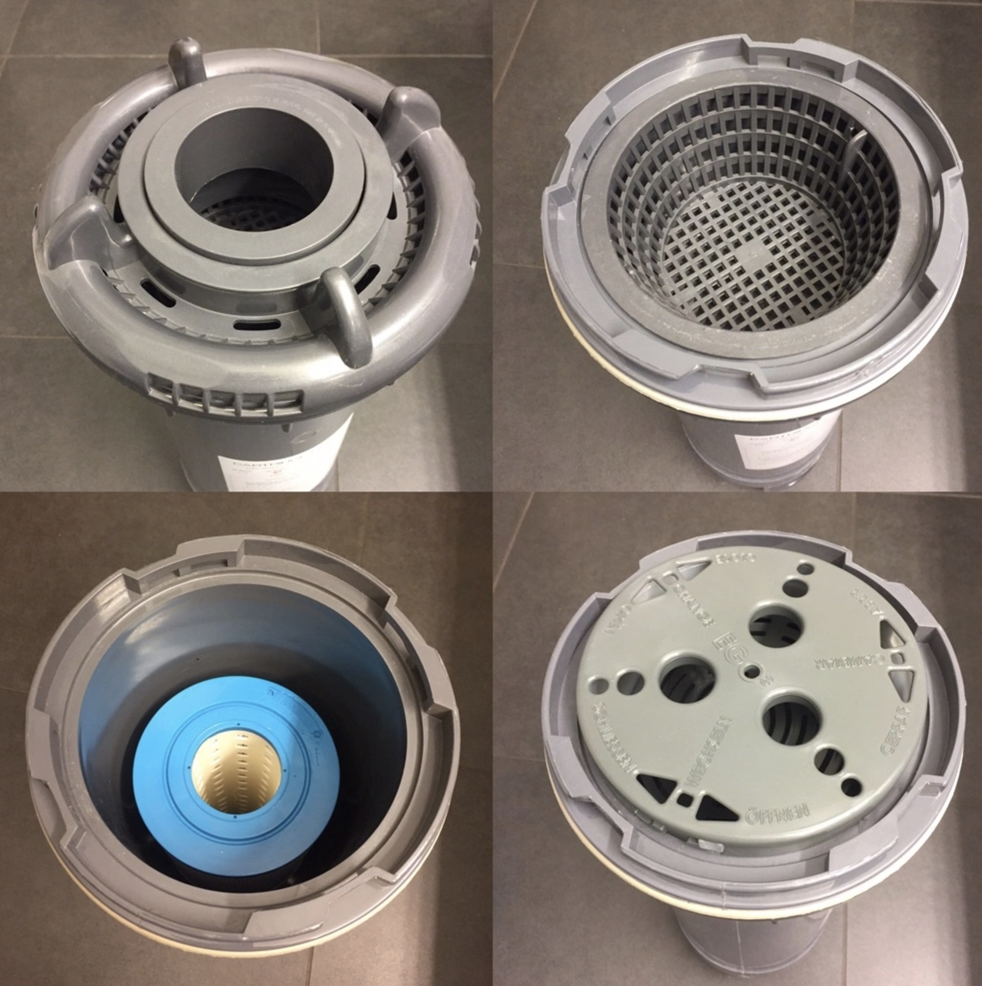 EGO³ Filterbehälter Leerkartusche