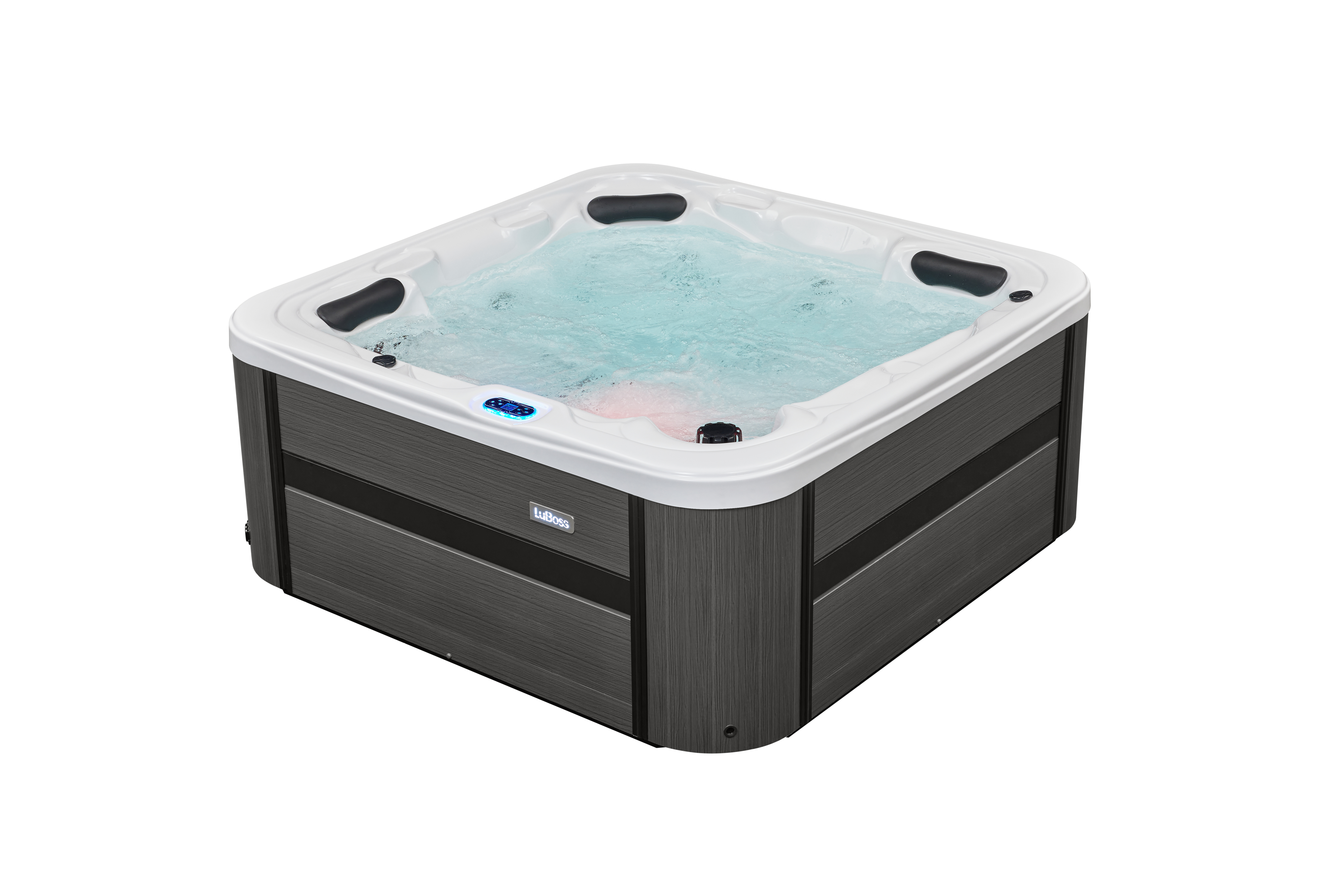 LuBoss Outdoor Whirlpool Modell LuBoss-596S Premium 220x220x90 cm LxBxH 