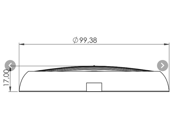 Wellis Gitter für Lautsprecher 3"