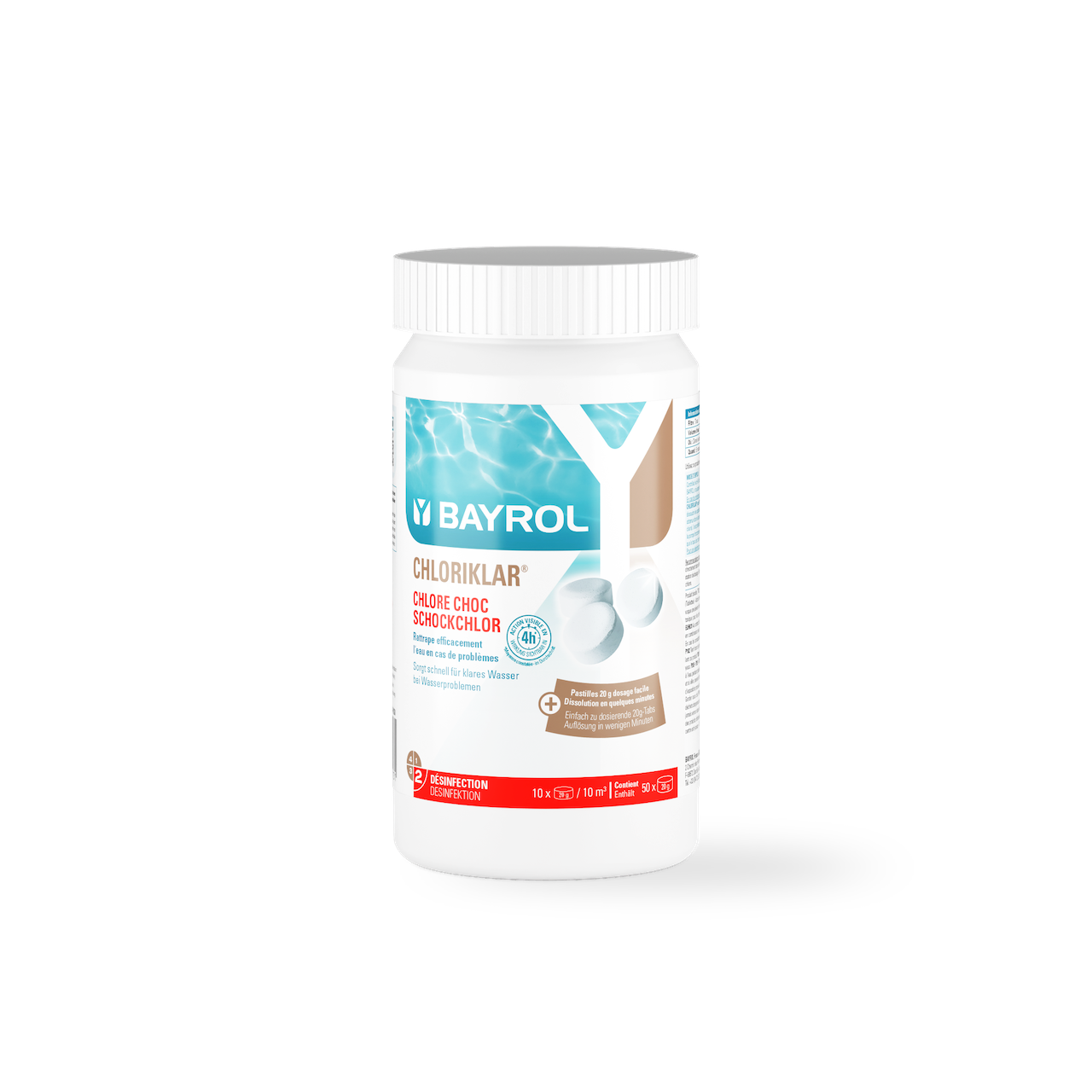 Bayrol Chloriklar -mit Clorodor Control®- Kapseln