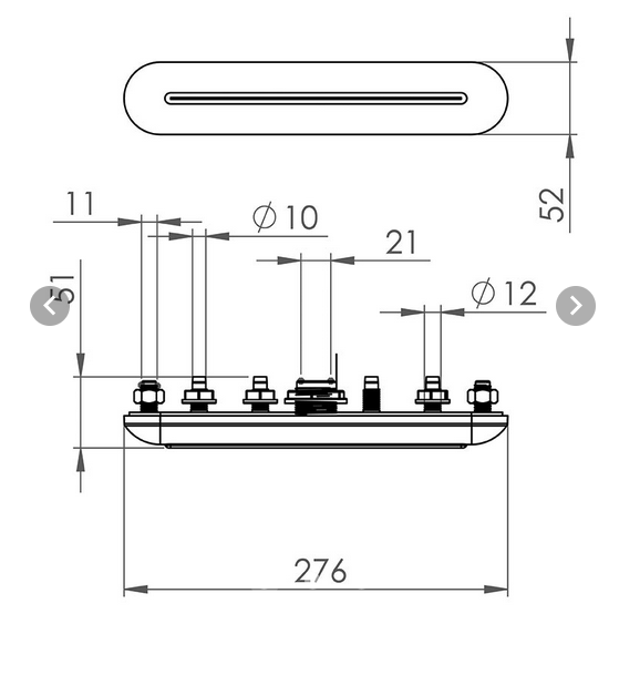 Wellis Wasserfall 276x51x48 mm
