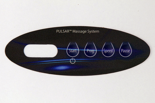 Wellis Aufkleber für Steuerpanel Balboa Pulsar
