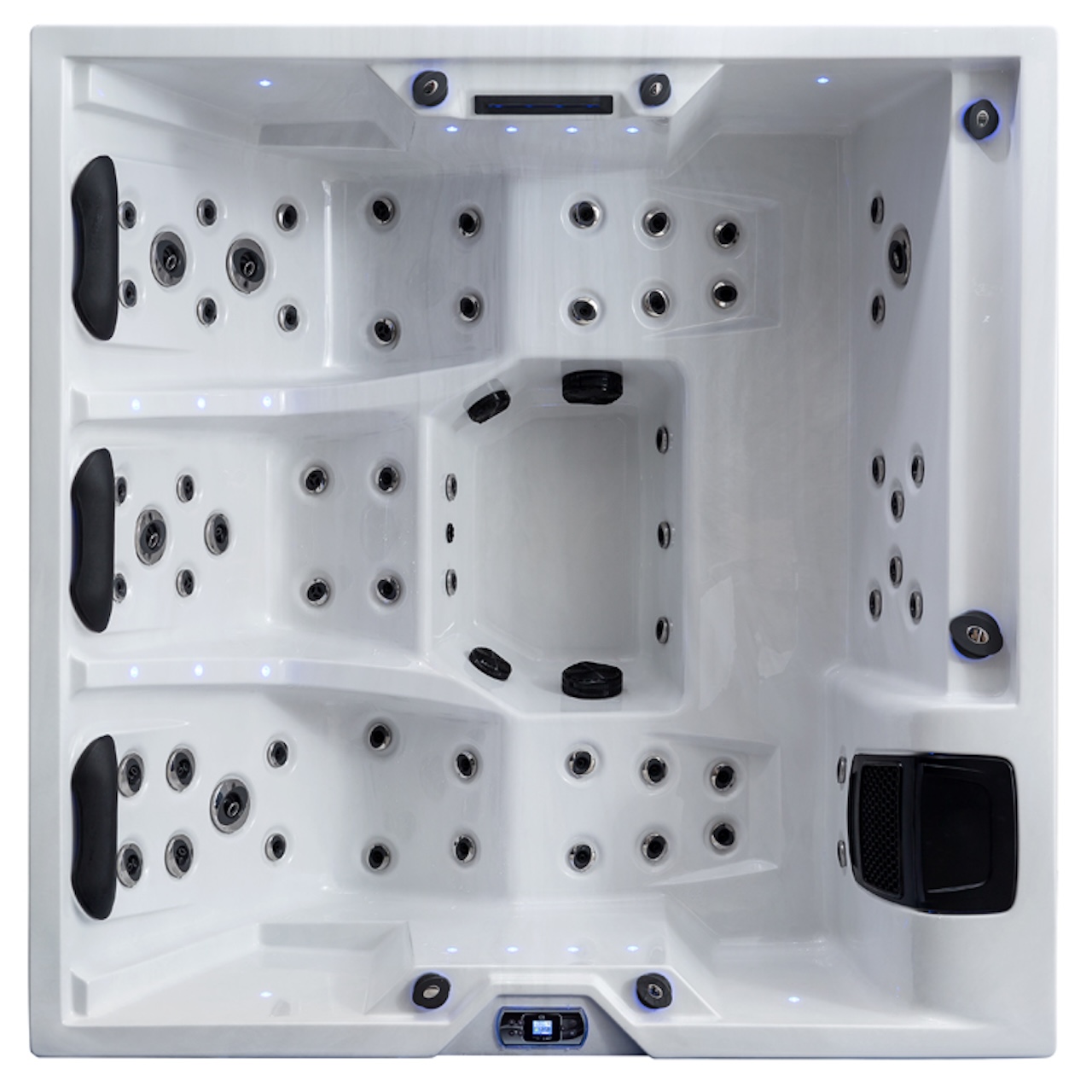 AWT Aussenwhirlpool IN-402 Eco Extreme 200x200 grau