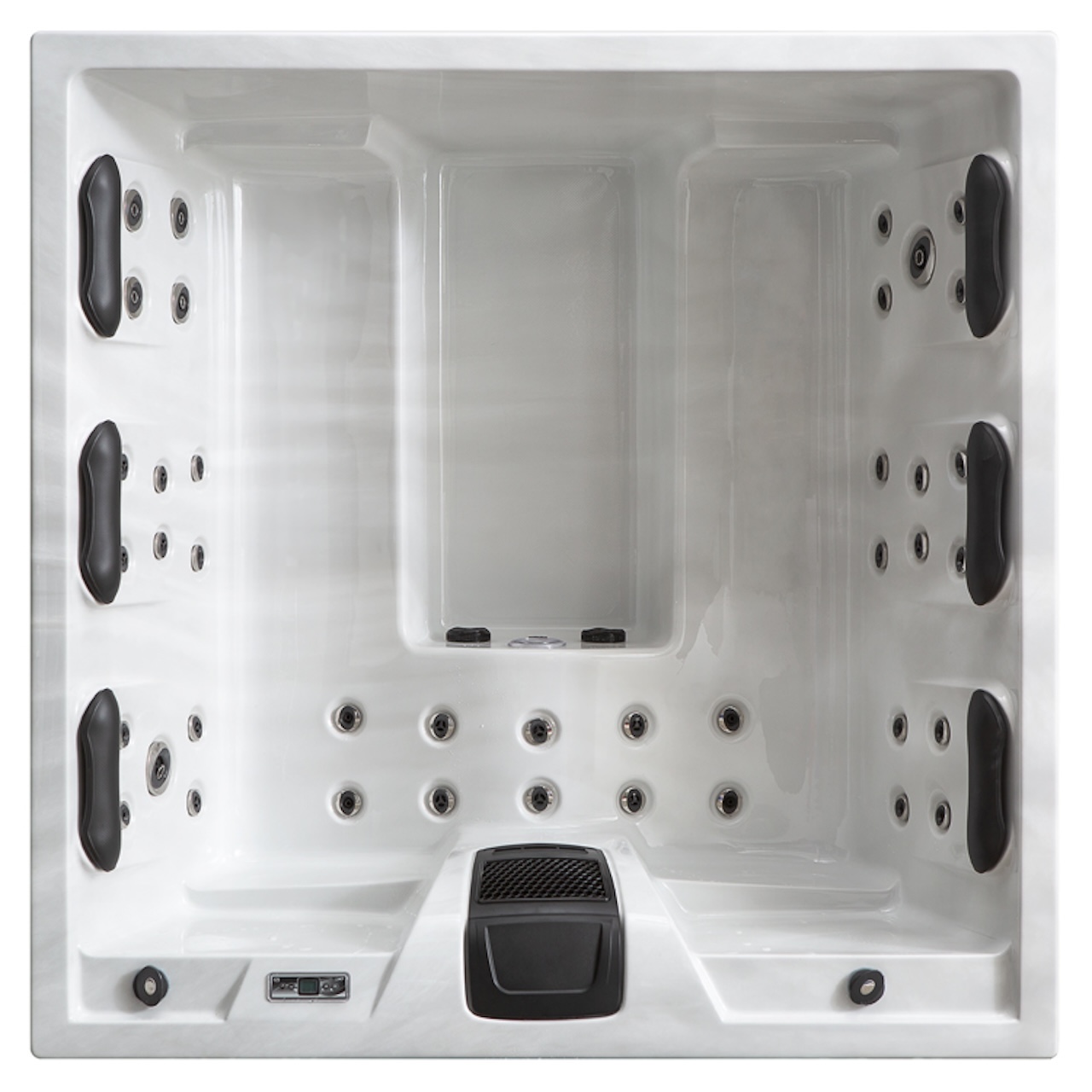 AWT Aussenwhirlpool IN-407 Basic Sterling Silver 200x200 grau