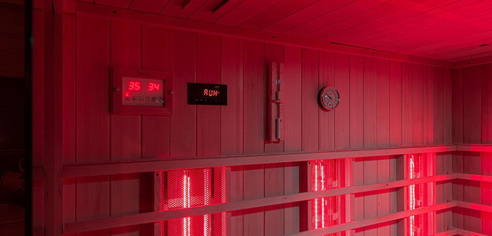 Wellis Kombisauna Eclipse aus kanadischer Hemlocktanne