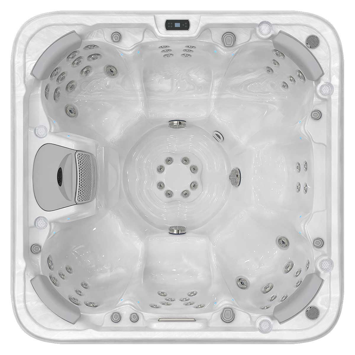 Wellis Vienna Life 7 Personen Premim-Whirlpool 230 × 230 × 90 cm