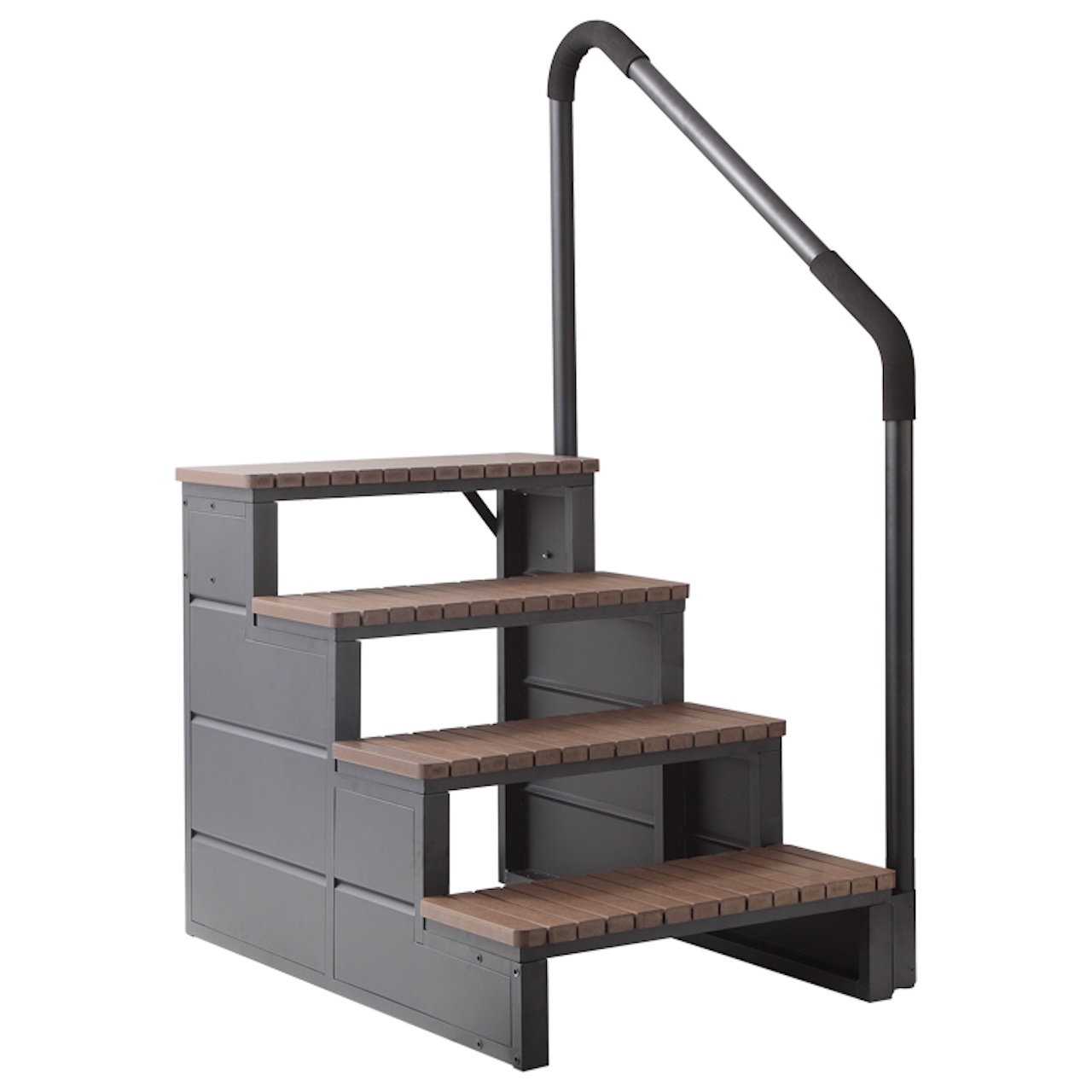 EAGO Whirlpool Treppe grau 