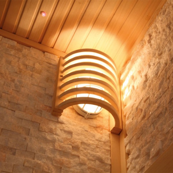 LuBoss E1101 Design-Sauna aus Pinienholz – 5-Eck Premium-Sauna in 3 Größen