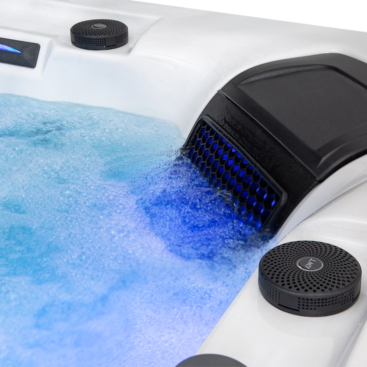 AWT Aussenwhirlpool IN-406 Eco Extreme Sterling Silver 225x185 grau