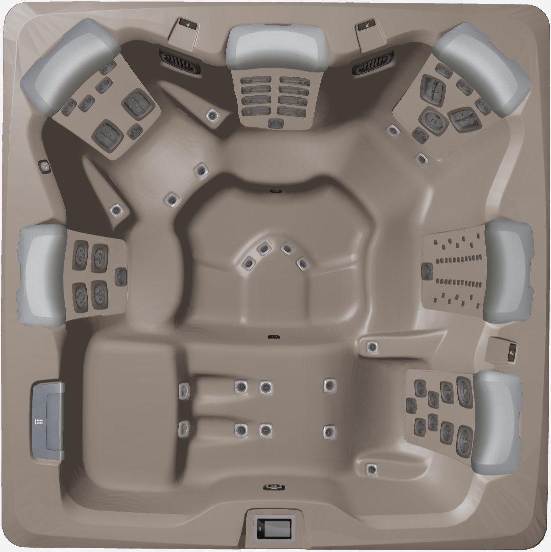 Bullfrogspas Outdoor Whirlpool A8L Select 239x239x97cm