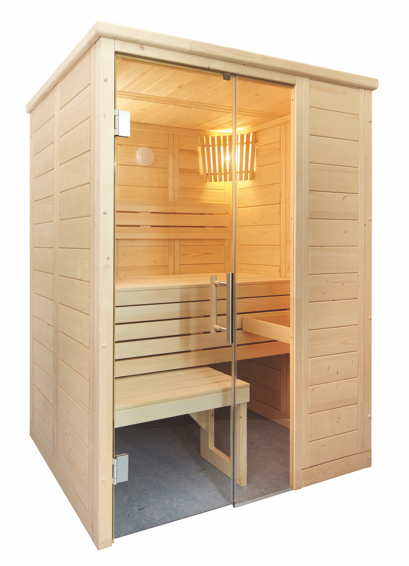 Saunakabine Harvia Alaska Mini 160x110x204cm LxBxH mit oder ohne IR