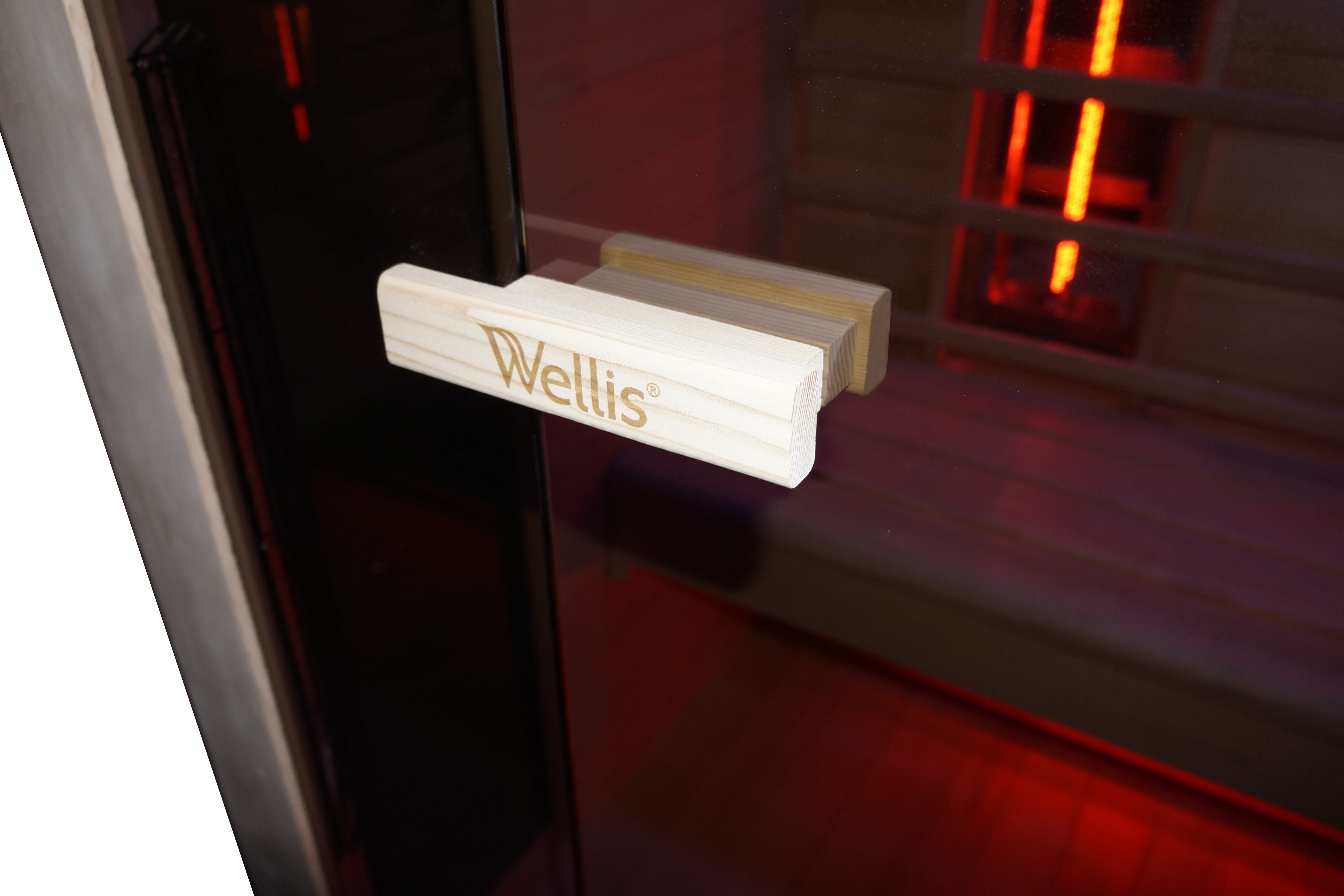 Wellis Redlight™-Infrarotkabine Solaris aus kanadischer Hemlocktanne