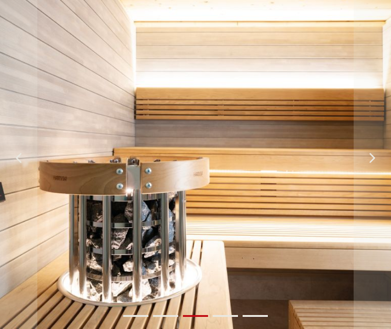 HARVIA Einbaurahmen Cilindro beleuchtet