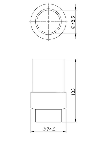 Wellis Rückschlagventil 48mm ⌀ V2