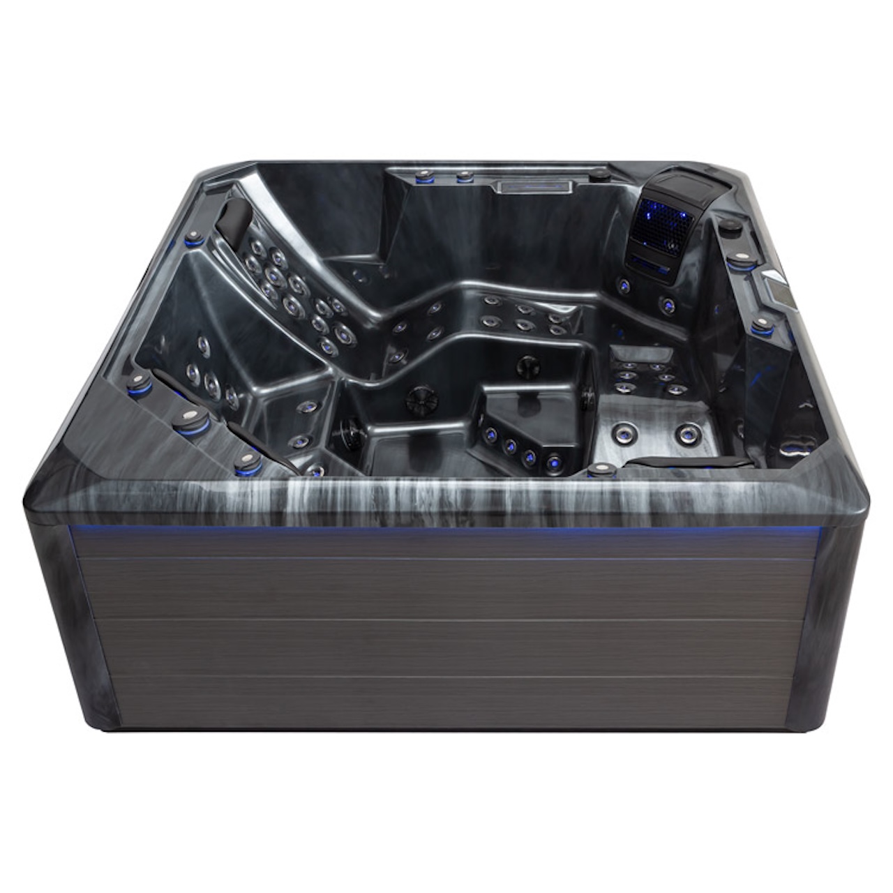 AWT Aussenwhirlpool IN-703 Premium Cloudy Black 225x225 grau 