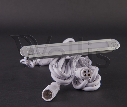 Wellis LED Aluminiumprofil abgerundet 