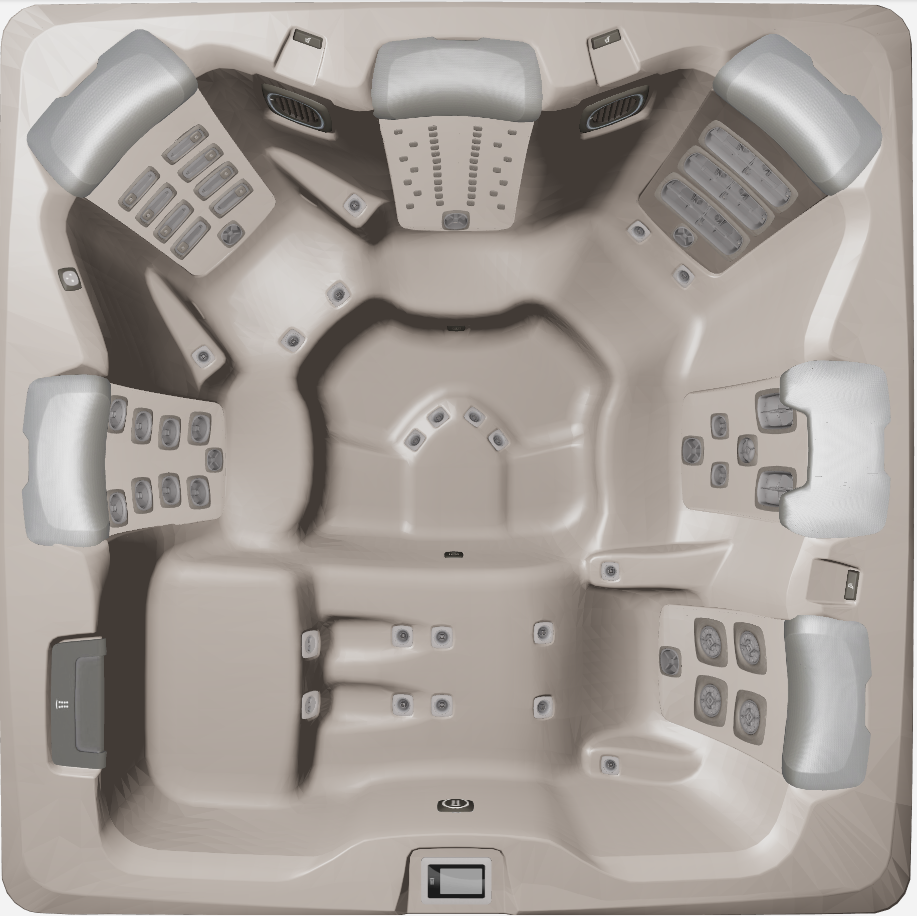 Bullfrogspas Outdoor Whirlpool A8L Choice 239x239x97cm