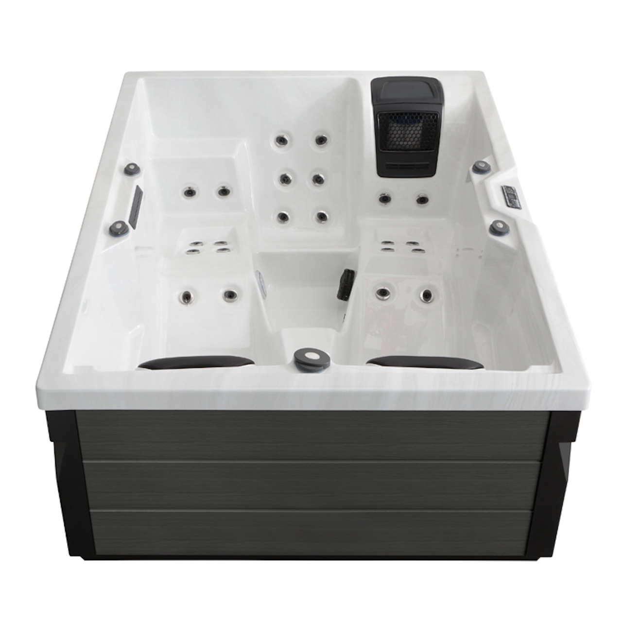 AWT Aussenwhirlpool IN-405 Basic Sterling Silver 220x160 grau 