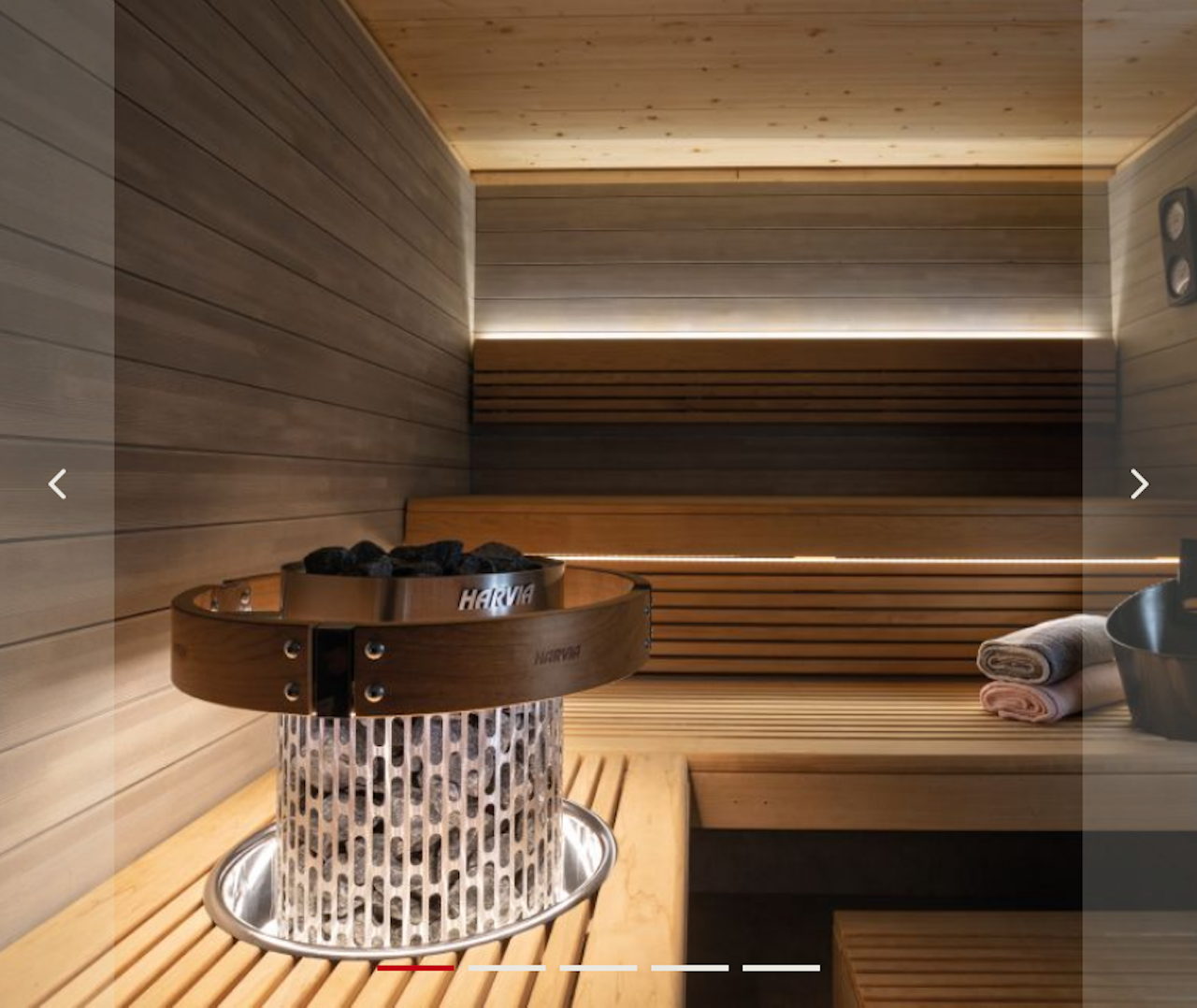 HARVIA Einbaurahmen Cilindro beleuchtet