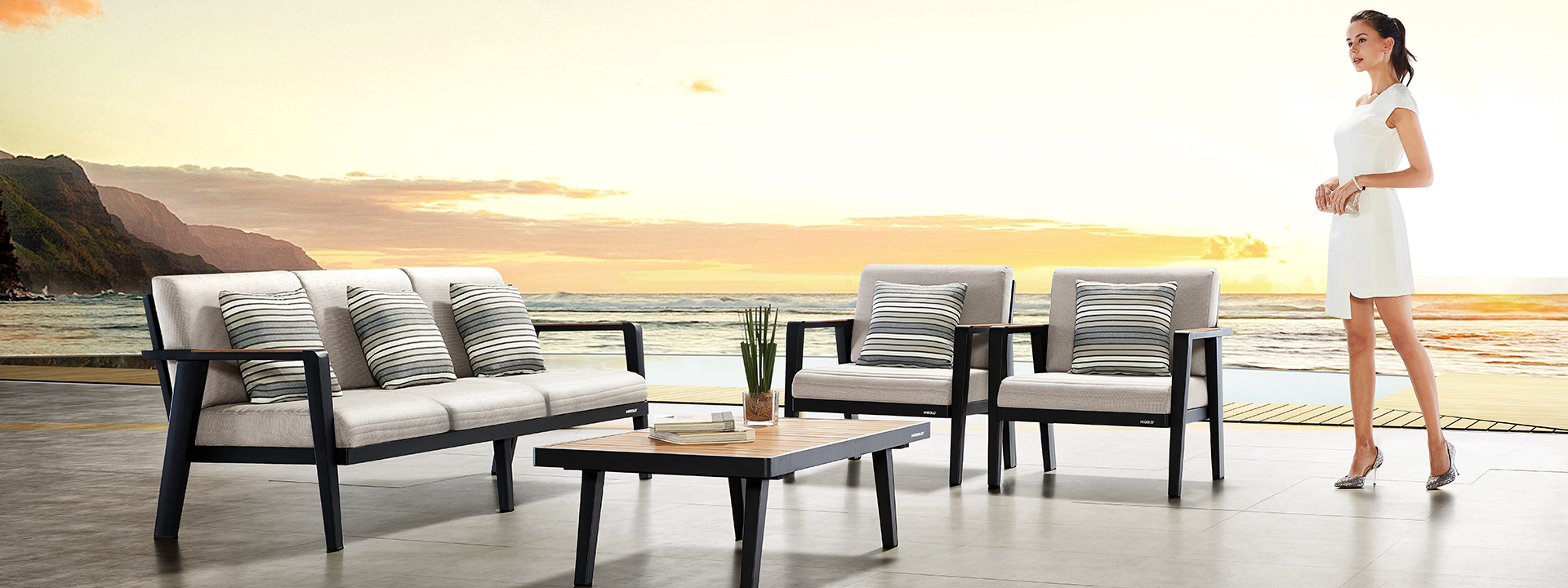 Wellis Meridien Gartenmöbelset