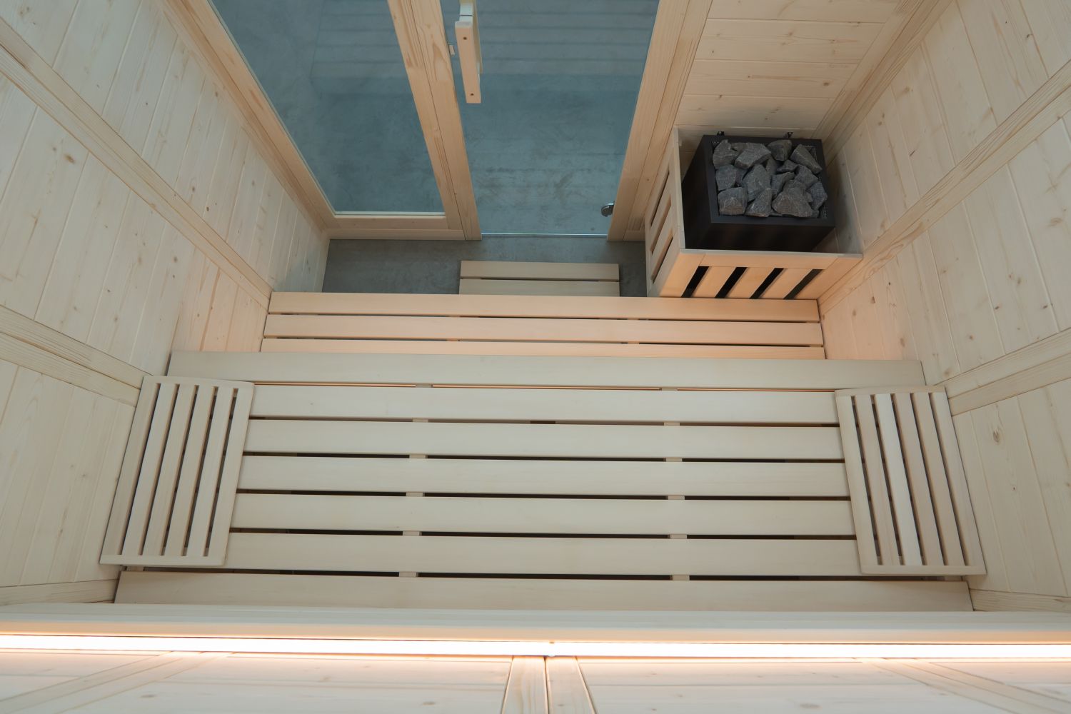 Saunakabine Harvia Komfort Small 208x158x204cm BxTxH