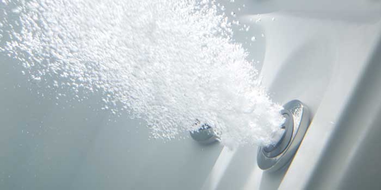 AWT Aussenwhirlpool IN-704 Premium Cloudy Black 220x160 grau