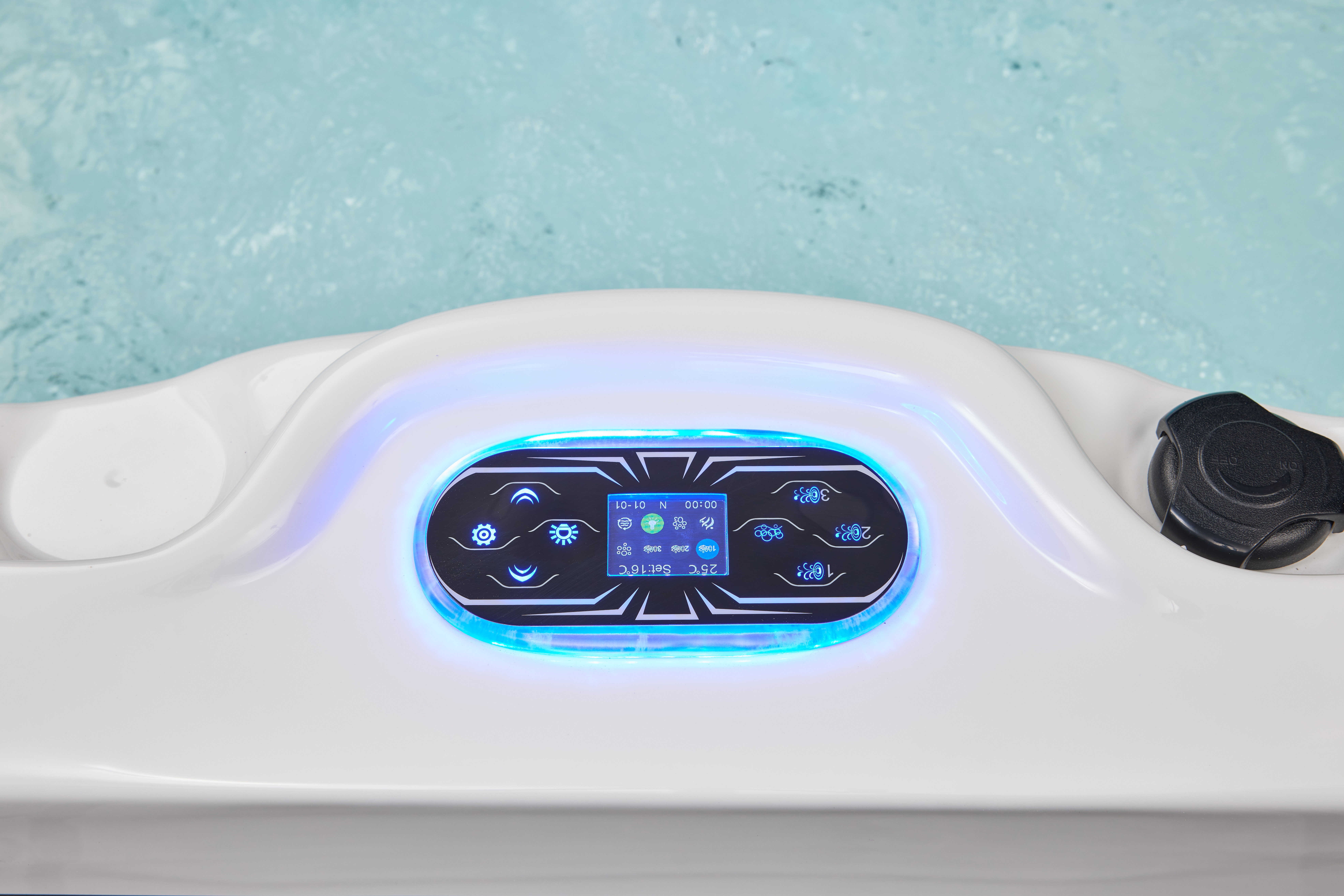 LuBoss Outdoor Whirlpool Modell LuBoss-695S Premium 215x155x90 cm LxBxH