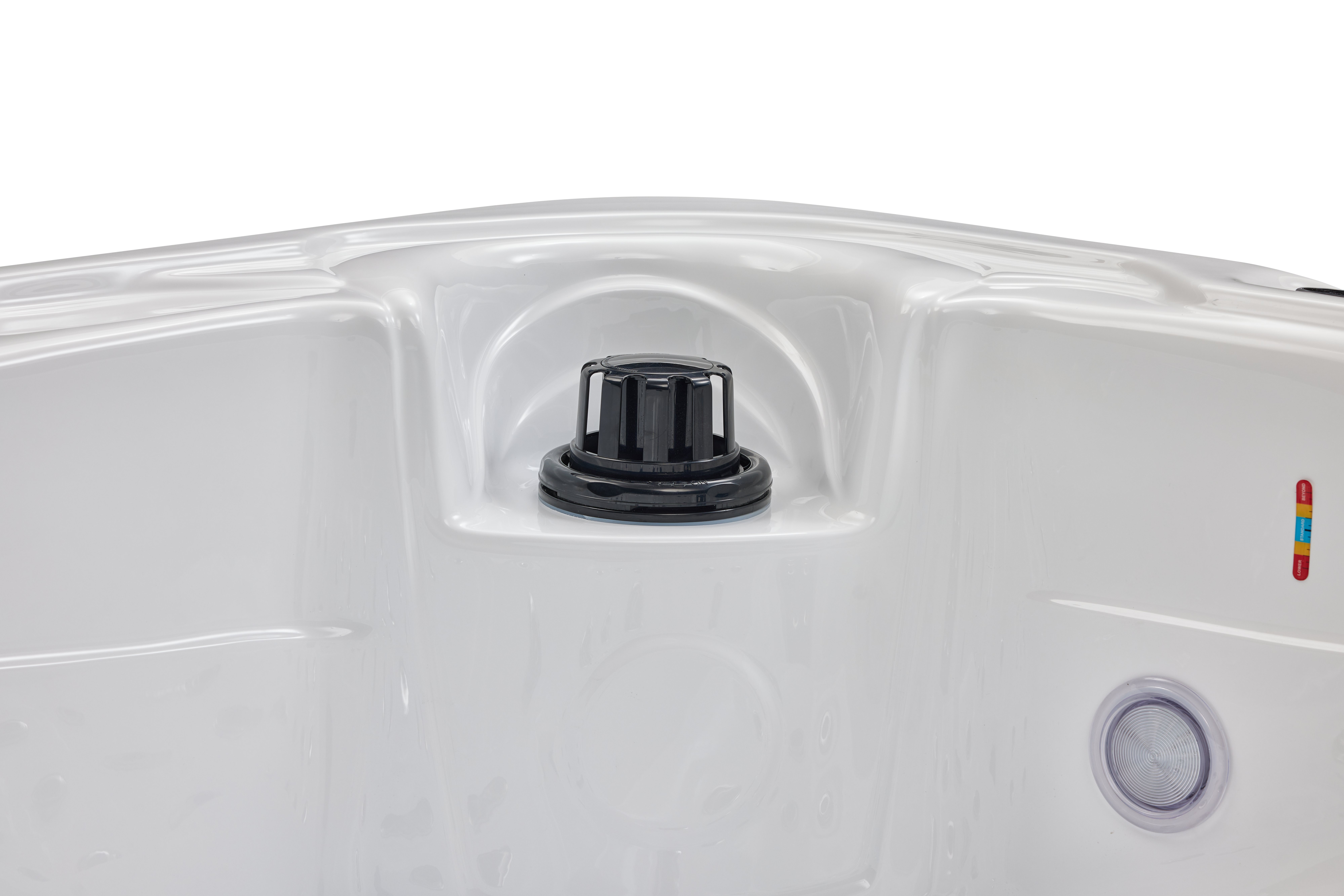 LuBoss Outdoor Whirlpool Modell LuBoss-596S Premium 220x220x90 cm LxBxH 