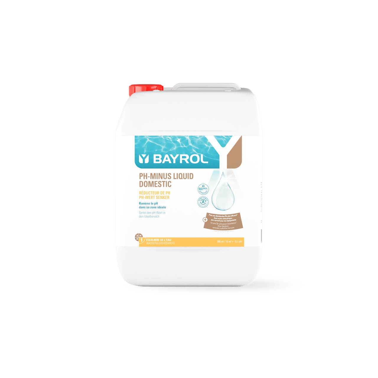 Bayrol pH Minus Liquid Domestic 10 Liter Konzentration 14,9% ideal für Dosieranlagen