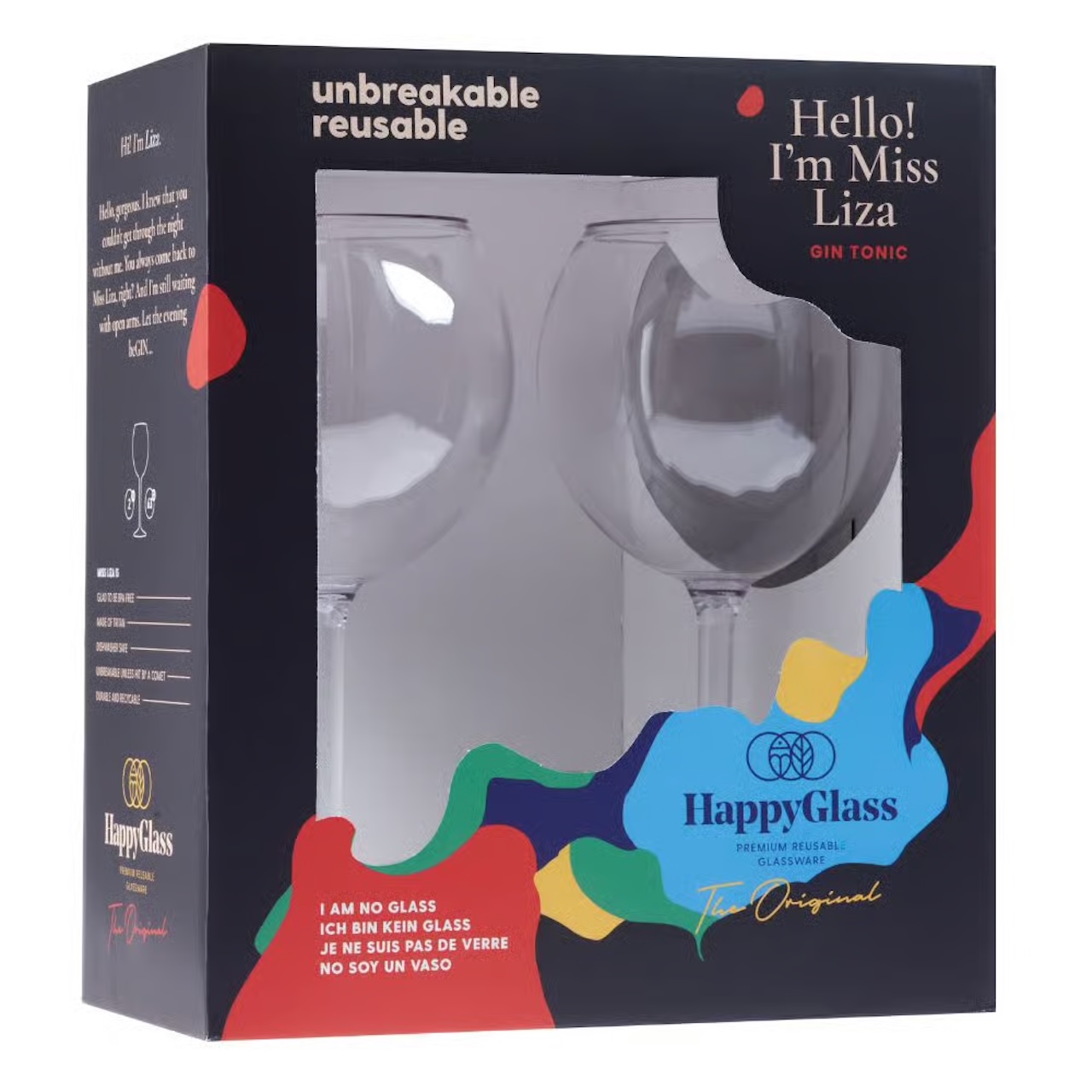 Gin Tonic Gläser "Miss Liza" 2 Stück
