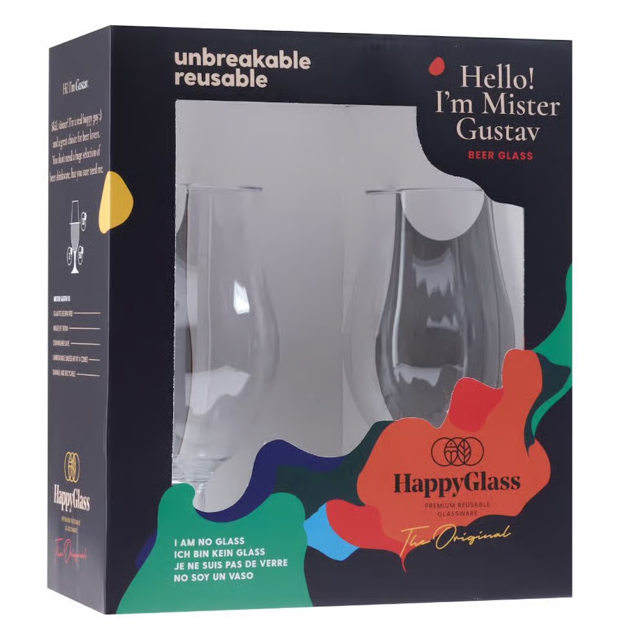 Biergläser "Mr Gustav" 2 Stück
