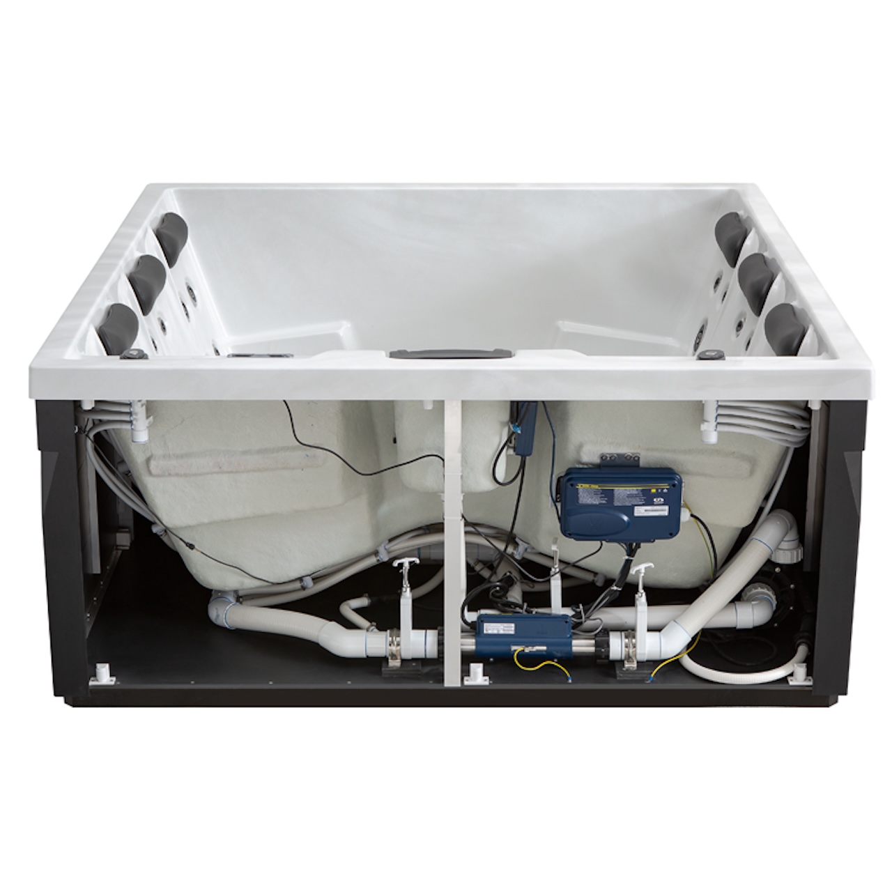 AWT Aussenwhirlpool IN-407 Basic Sterling Silver 200x200 grau