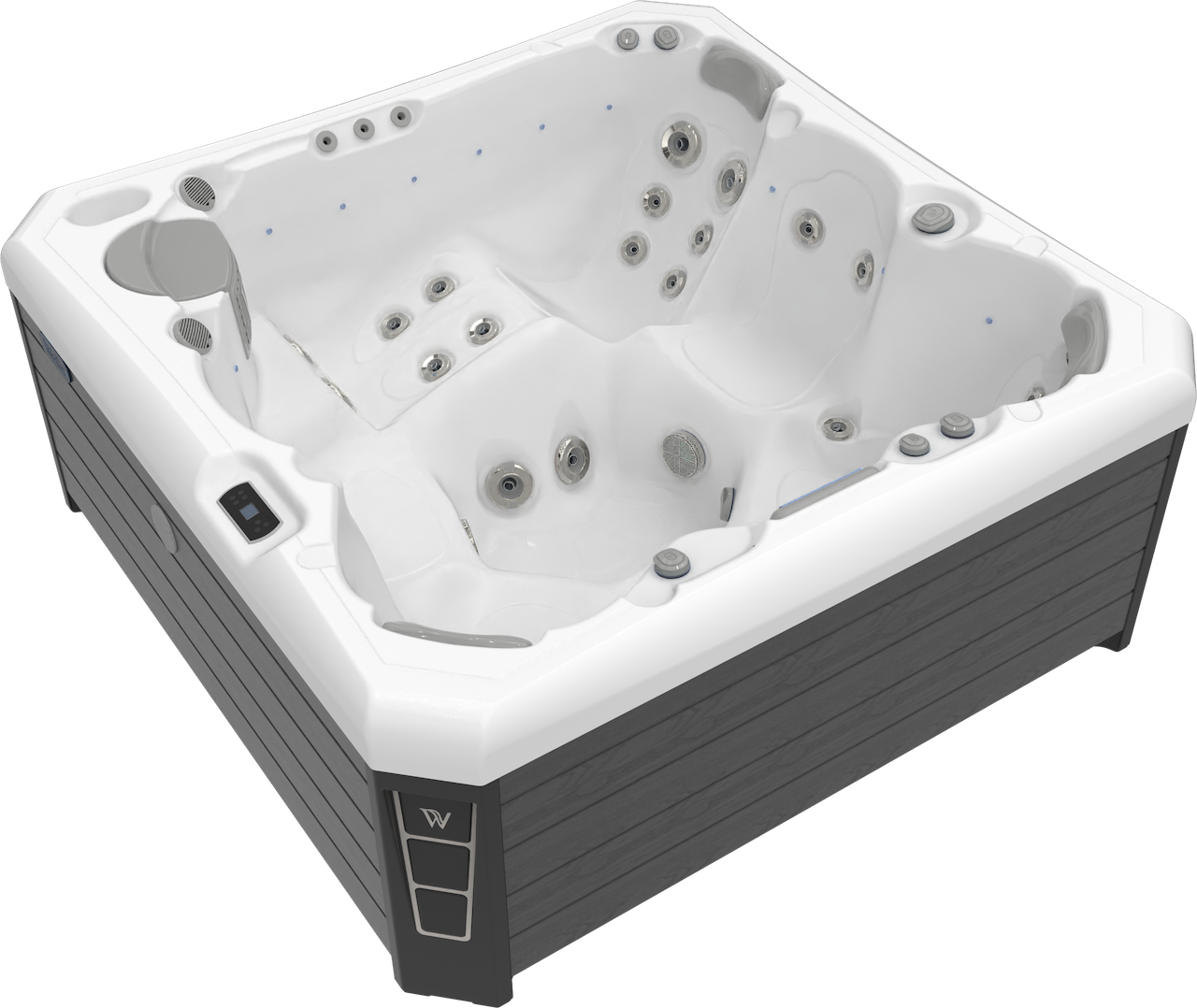 Wellis Malaga Life 6 Personen Premium-Whirlpool 218 × 218 × 90 cm