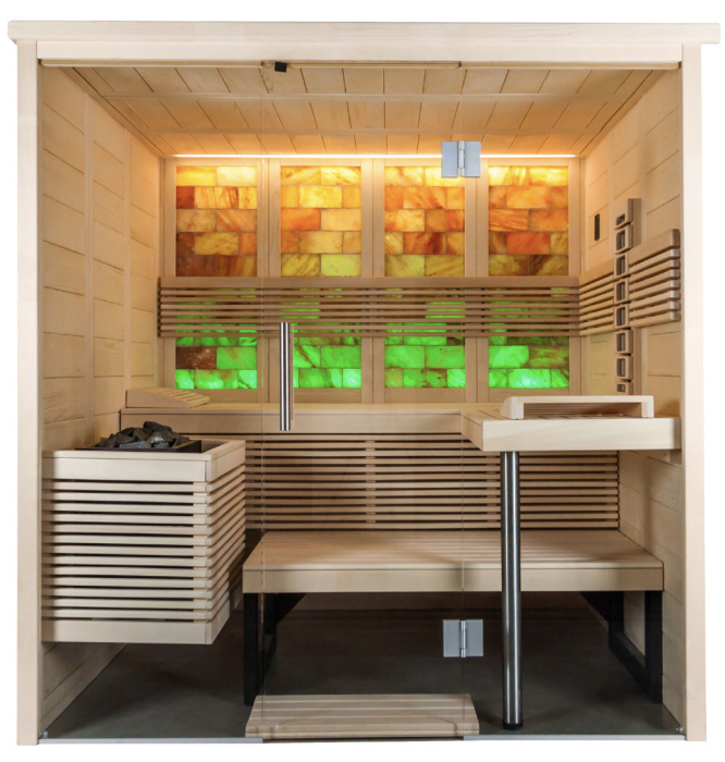 Saunakabine Harvia Himalaya Small Infrarot 206x158x204cm BxTxH