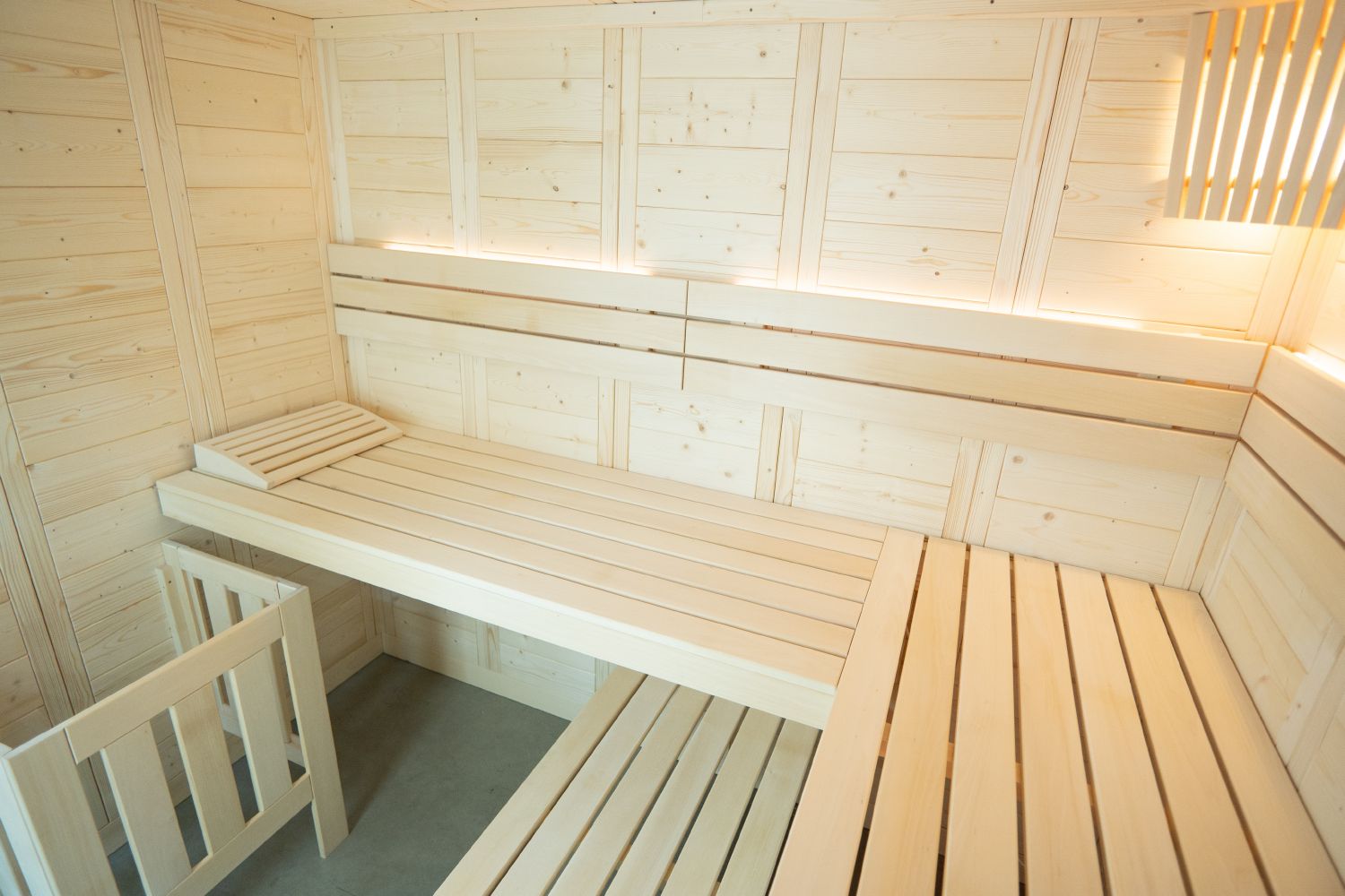 Saunakabine Harvia Komfort Corner Large 234x206x204cm BxTxH