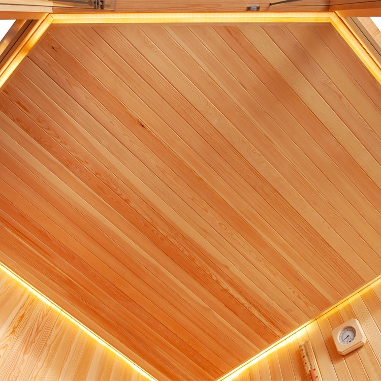 AWT E1806 A Pinienholz 220 x 220 x 210cm mit oder ohne Ofen