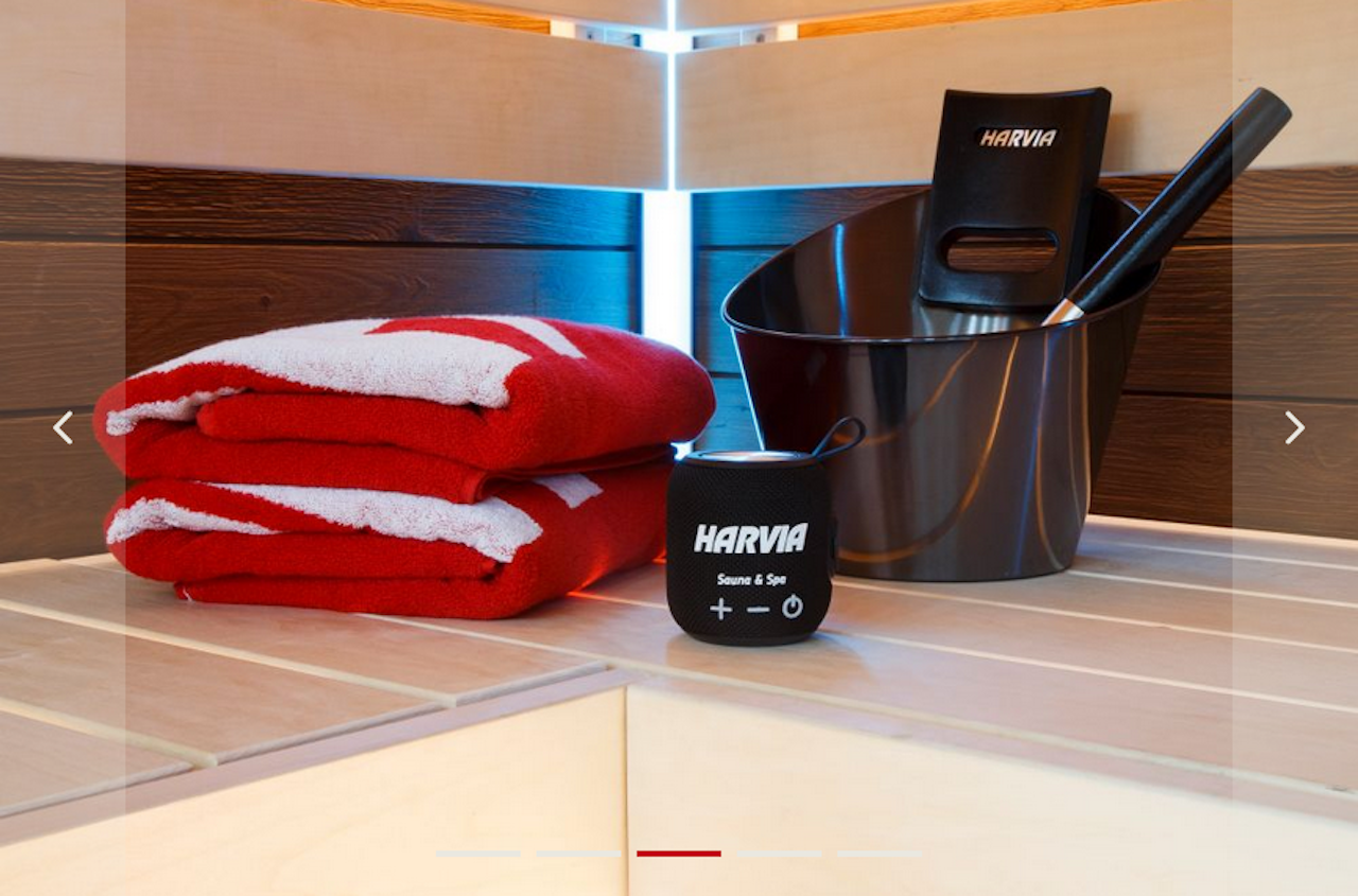 HARVIA Wasserdichter Lautsprecher schwarz