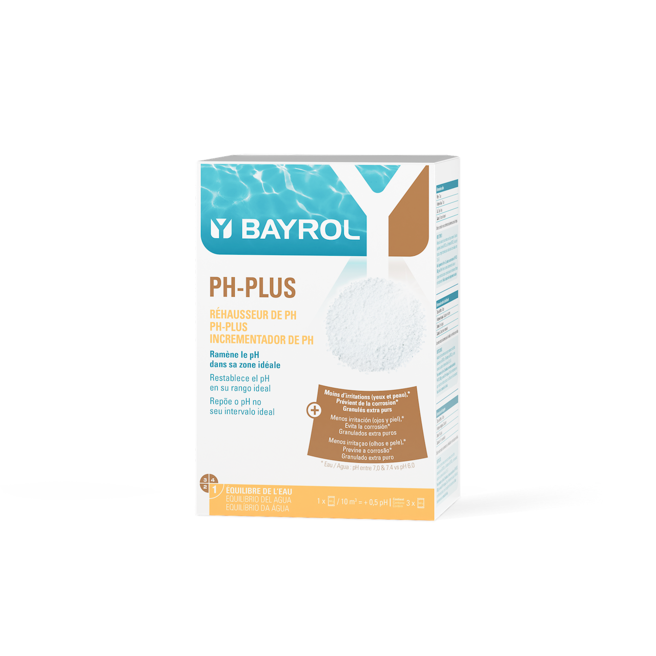 Bayrol pH Plus Granulat 1,5kg a 3 x 500 Gramm Beutel