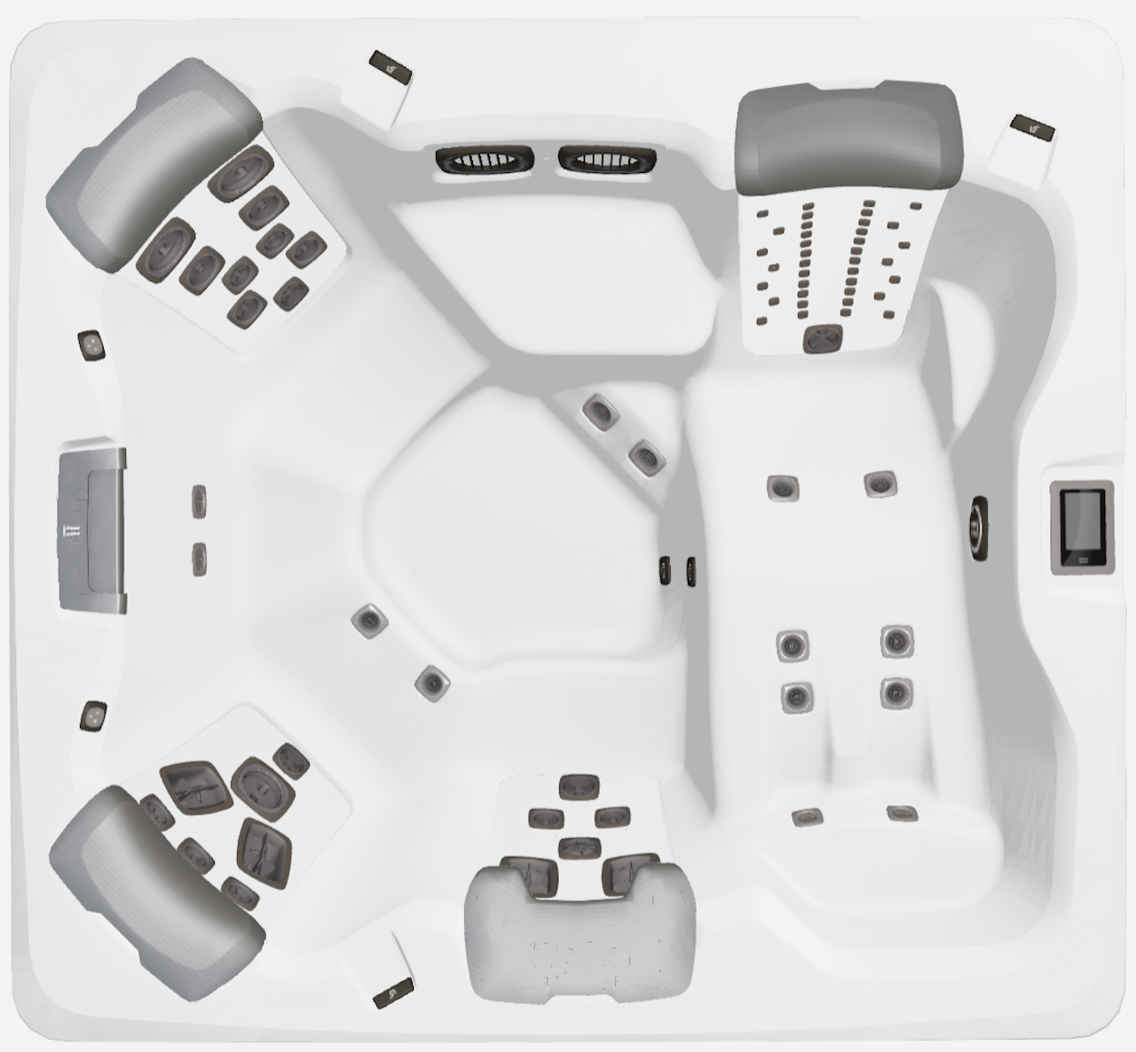 Bullfrogspas Outdoor Whirlpool A6L Select 224x203x86cm